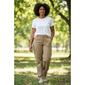 Propper Tactical Cargo Pants Women's Khaki Summerweight Workwear size 16